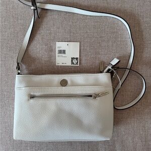 Anne Klein White Crossbody Bag